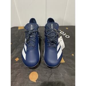 New Men’s Sz 11.5 Adidas Adizero Electric. 1 II Football Cleats BLUE/WHITE.